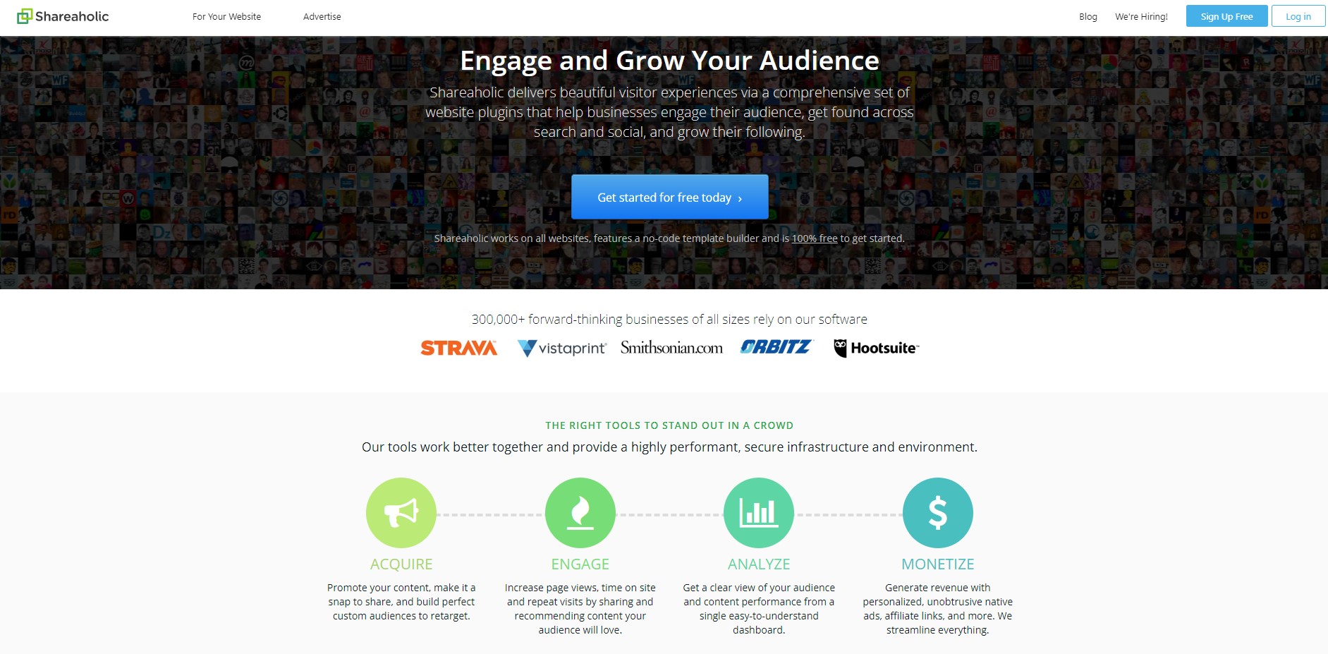 Shareaholic Social sharing plugin for WordPress